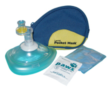Pocketmask Mjukväska blå/svart